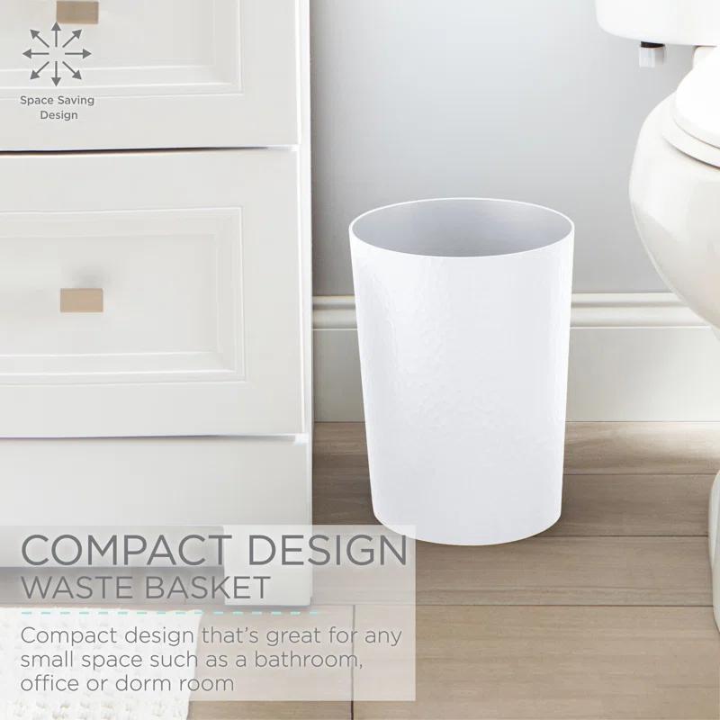 Bath Bliss Plastic Open Waste Basket (Set of 4)