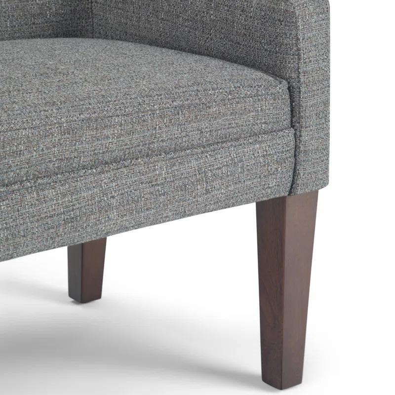 Simpli Home Parris Polyester Upholstered Bench