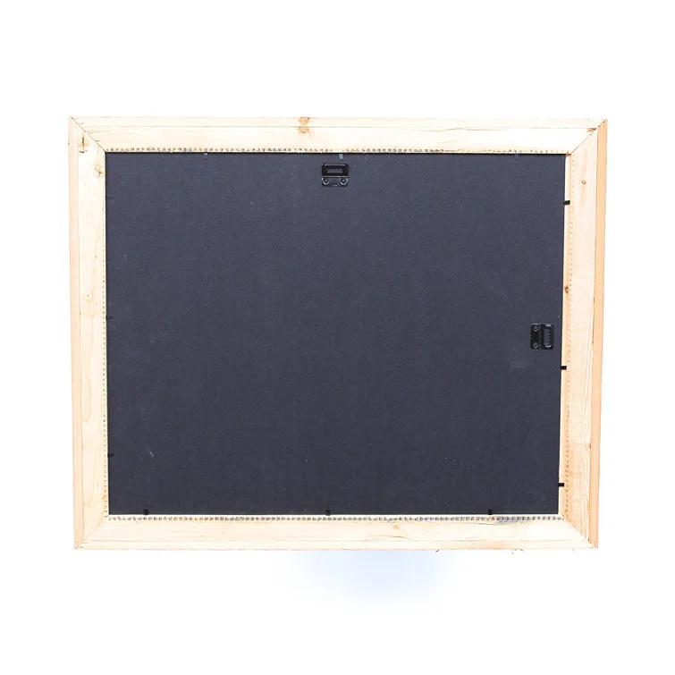 Millwood Pines Kattan Weathered Gray Wood Beveled Picture Frame