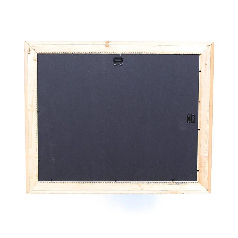 Millwood Pines Kattan Weathered Gray Wood Beveled Picture Frame