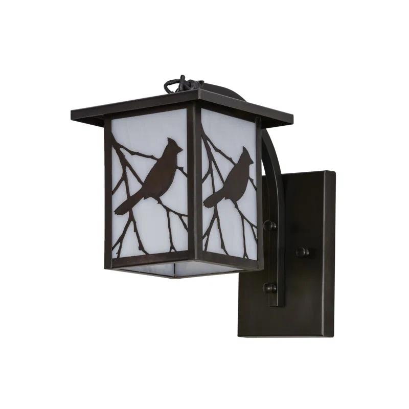 Meyda Lighting Rustic Lodge Solid Brass Wall Light