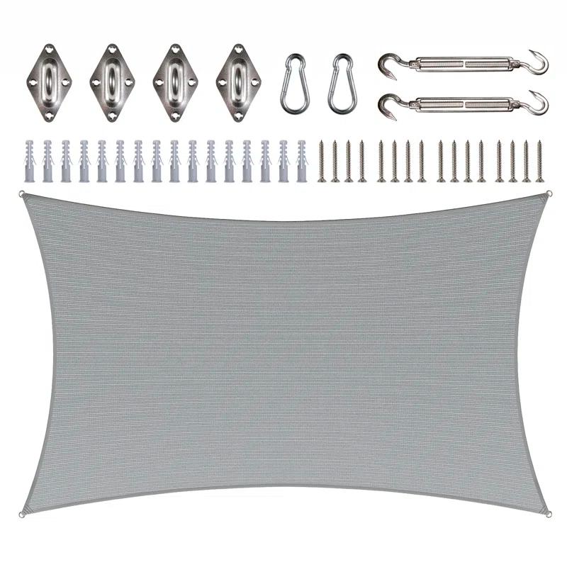Royal Shade Royal Shade Rectangle Shade Sail With Hardware Kit