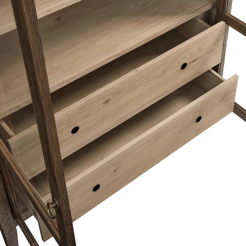 Modway Nolan 74" Tall Arched Storage Display Cabinet