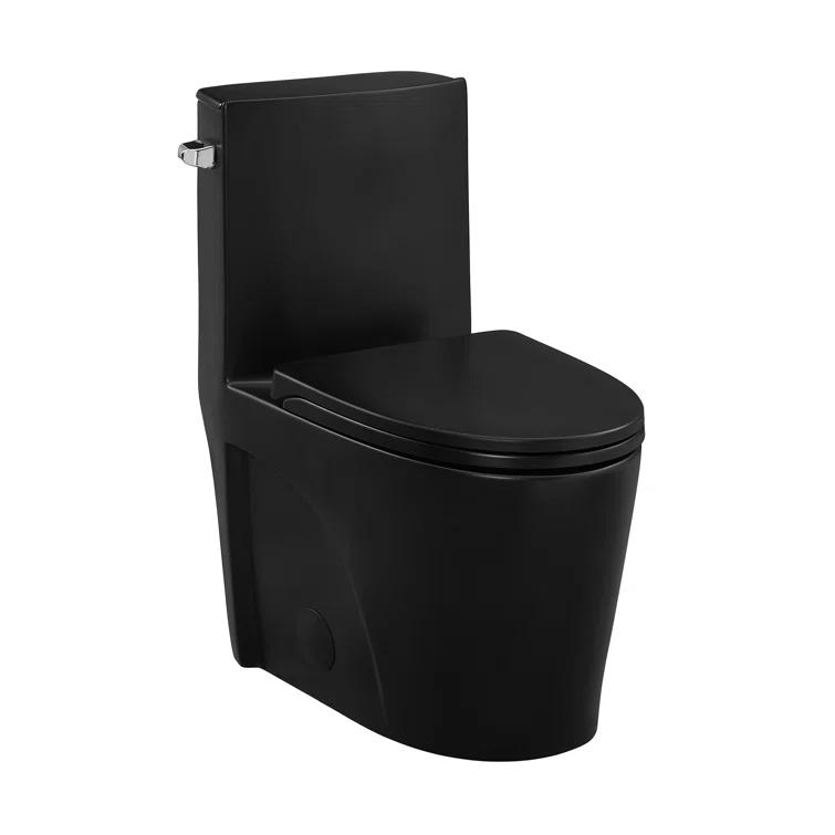 St. Tropez One Piece Elongated Toilet Dual Vortex Flush 1.6 GPF