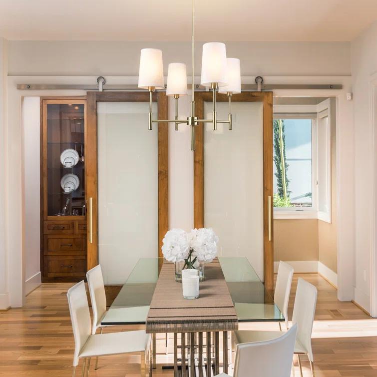 Mercer41 Asuman 4 - Light Dimmable Classic / Traditional Chandelier