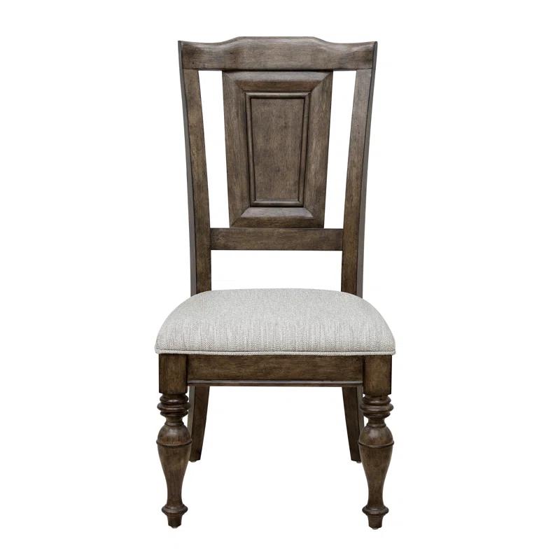Pulaski Furniture Woodbury Wooden Side Chair in Cowboy Boots Brown (Set of 2)