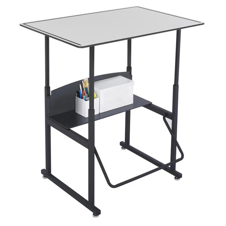 Safco Products Company AlphaBetter® Metal Adjustable Height Open Front Desk & Reviews | Wayfair