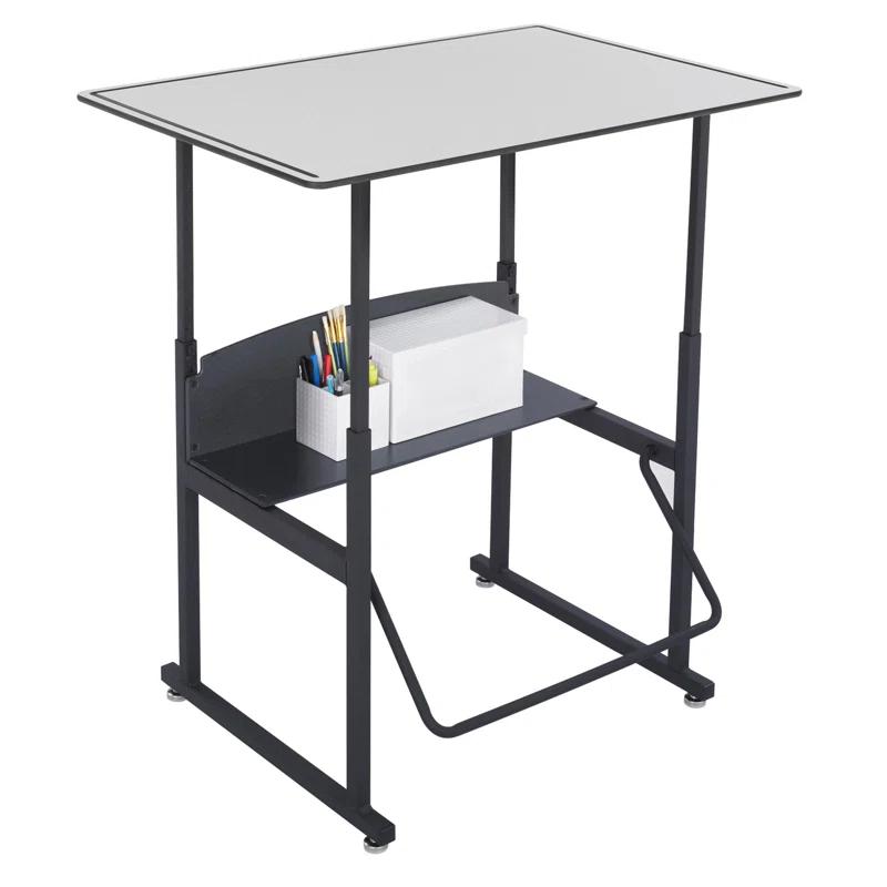 Safco Products Company AlphaBetter® Metal Adjustable Height Open Front Desk & Reviews | Wayfair