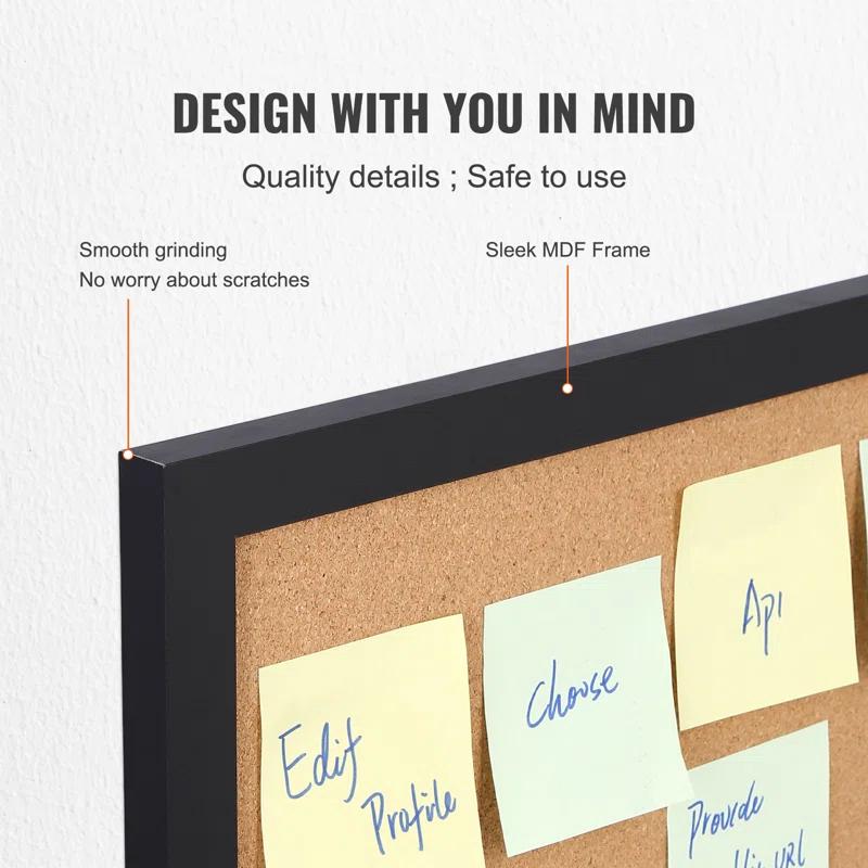 VEVOR Wall Cork Bulletin Board