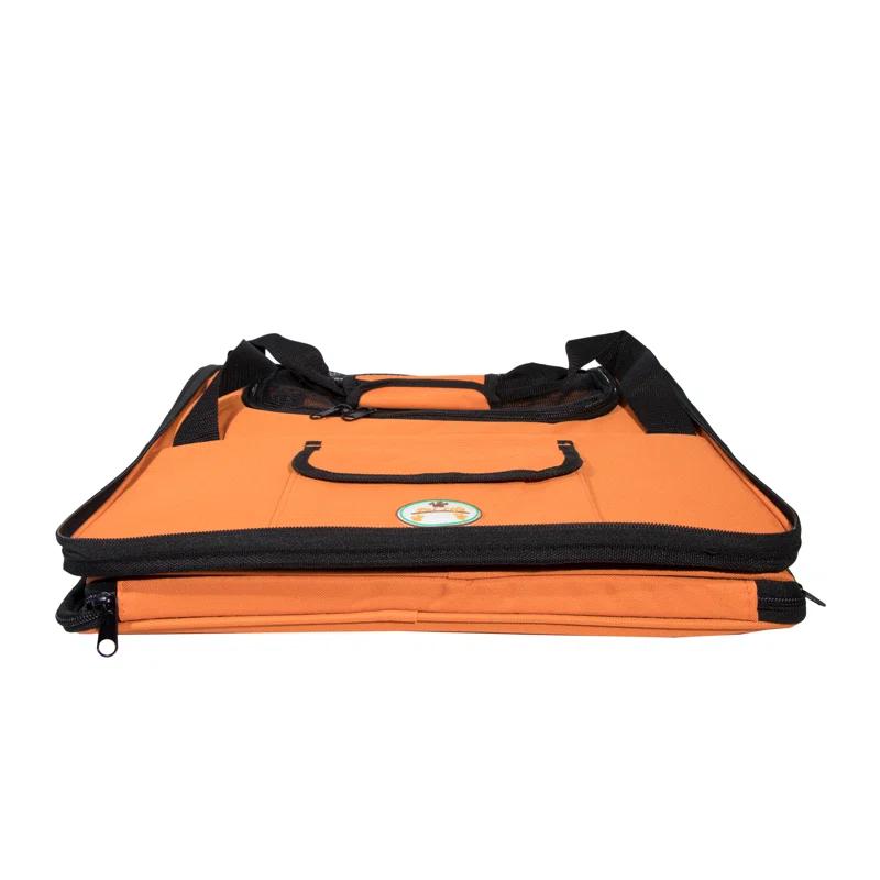 Pet Life Pet Life Ultra-Lock' Collapsible Safety Travel Wire Folding Pet Car Seat Carrier