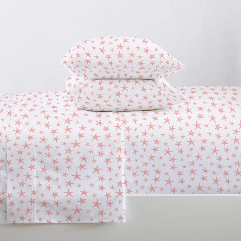 FreshFolds Ultra Soft Coastal Printed Microfiber Sheet Set