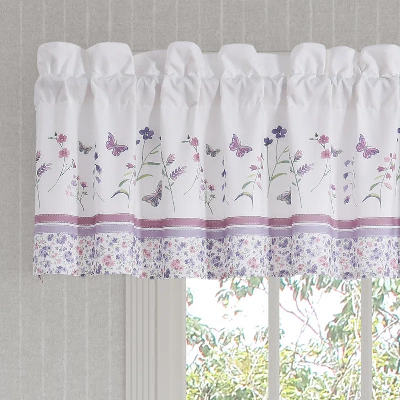 Nola Window Straight Valance Lilac