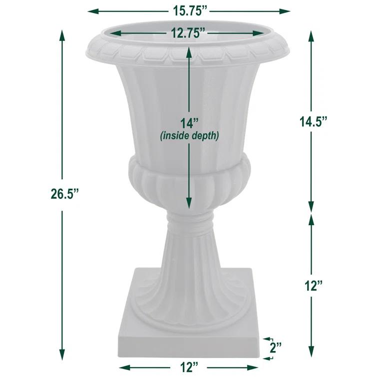 Arcadia Garden Products Urn Planter (Set of 2)