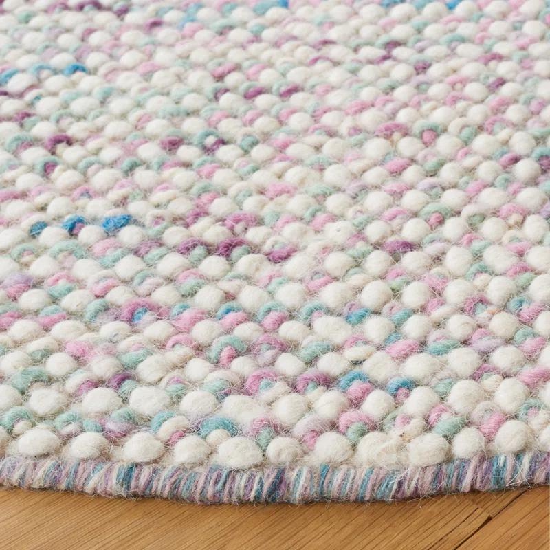 Latitude Run® Vermont Hand Woven Wool Solid Color Rug