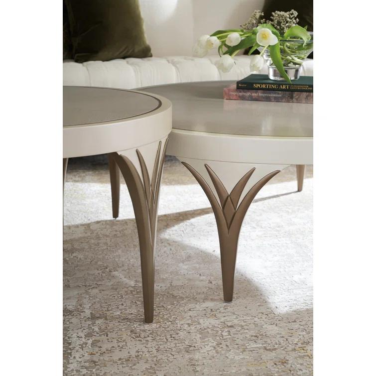 Caracole Compositions Valentina Solid Wood Coffee Table
