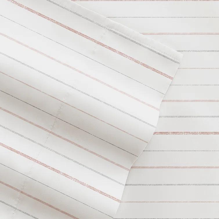4 Piece Sheet Set Patterned Microfiber Ultra Soft Bedding
