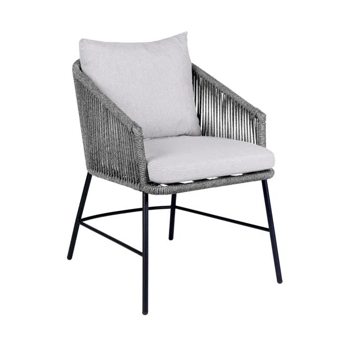 George Oliver Brysa Patio Dining Armchair with Cushion | AllModern