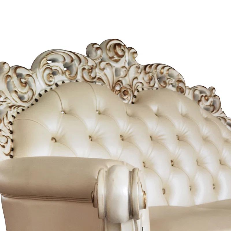 A&J Homes Studio Vendome 69.6'' Faux Leather Loveseat