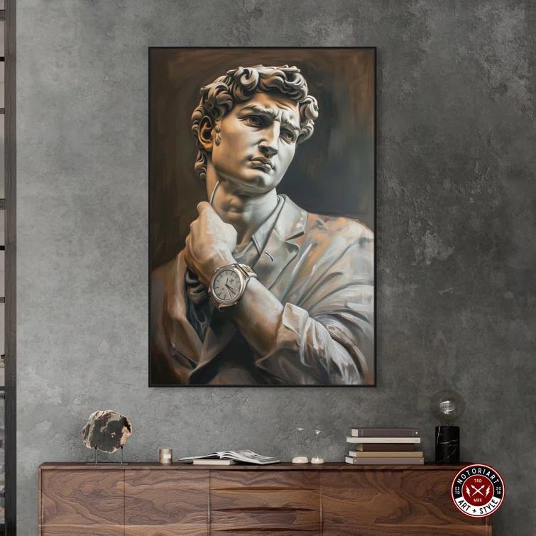 Notori Art Notoriart Classy Sculpture Framed Style 1 Piece Canvas Wall Art