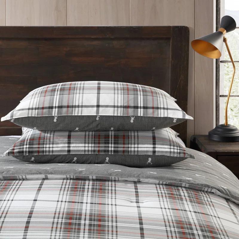 Eddie Bauer Cooper Eddie Bauer Plaid Cotton Comforter Set & Reviews | Wayfair