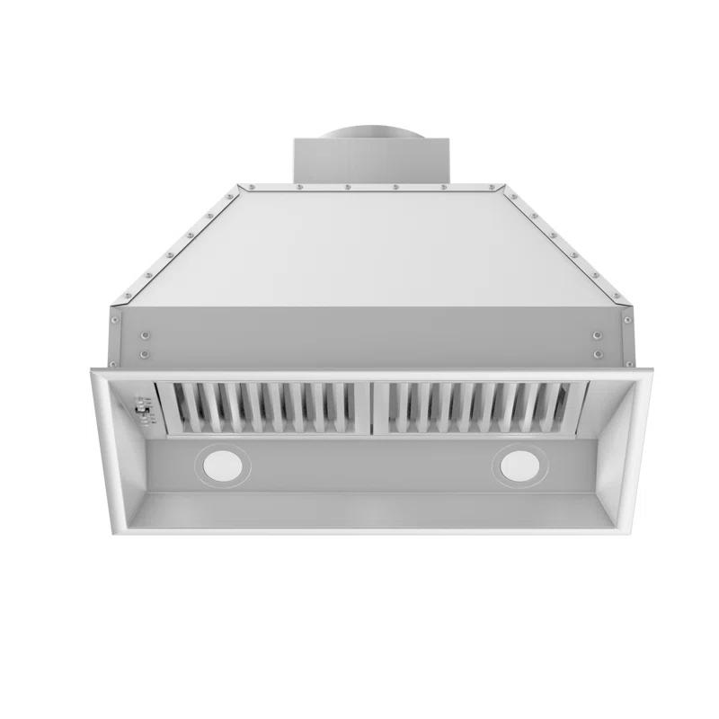 ZLINE ZLINE 34 in. Ducted Wall Mount Range Hood Insert in Outdoor Approved Stainless Steel (698-304-34)