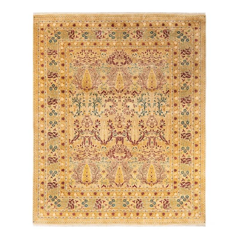 Isabelline Vladanka One-of-a-Kind 8' 3" X 10' 1" 2000s Wool Area Rug in Yellow