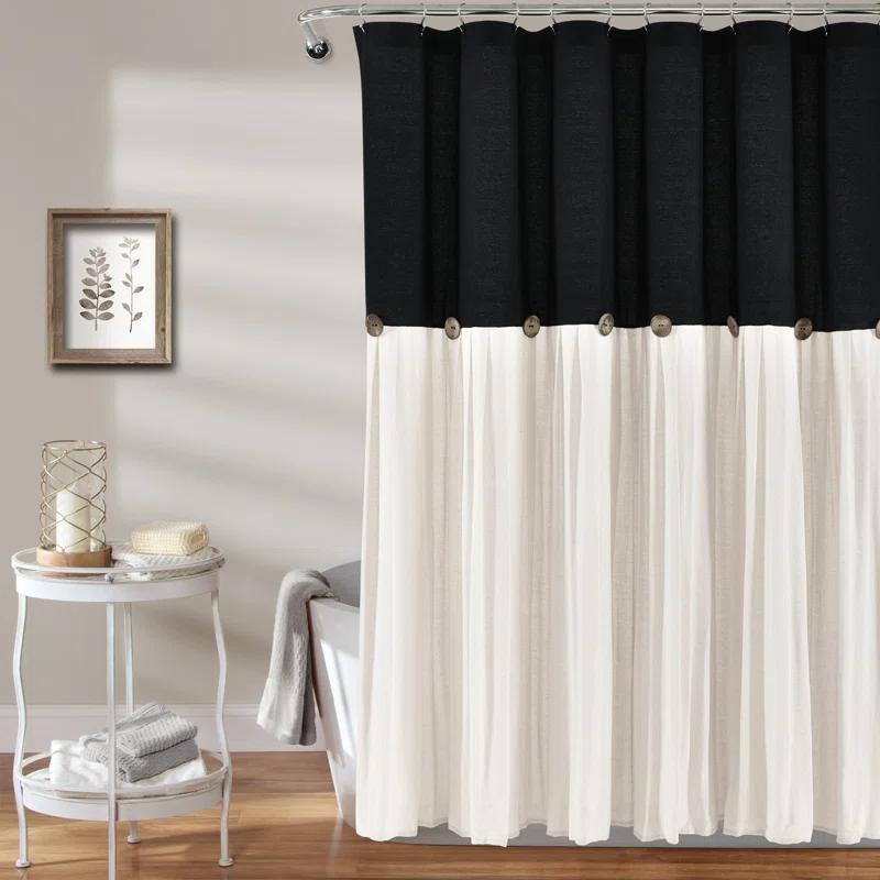 Lush Decor Beckham Shower Curtain