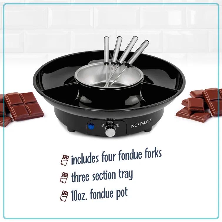 Nostalgia Nostalgia 10-Ounce Fondue Party Set