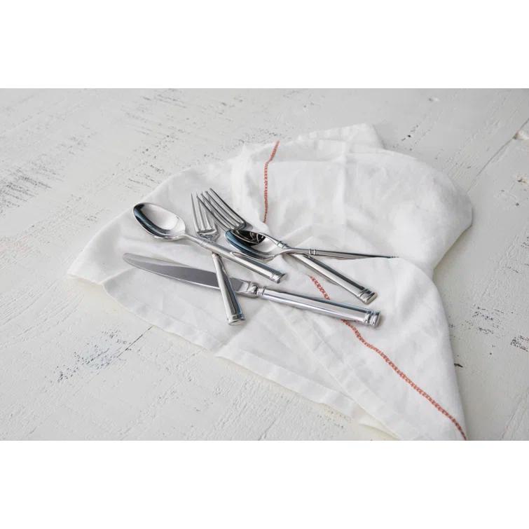 Fortessa Bistro Stainless Steel Flatware Set, Service for 4