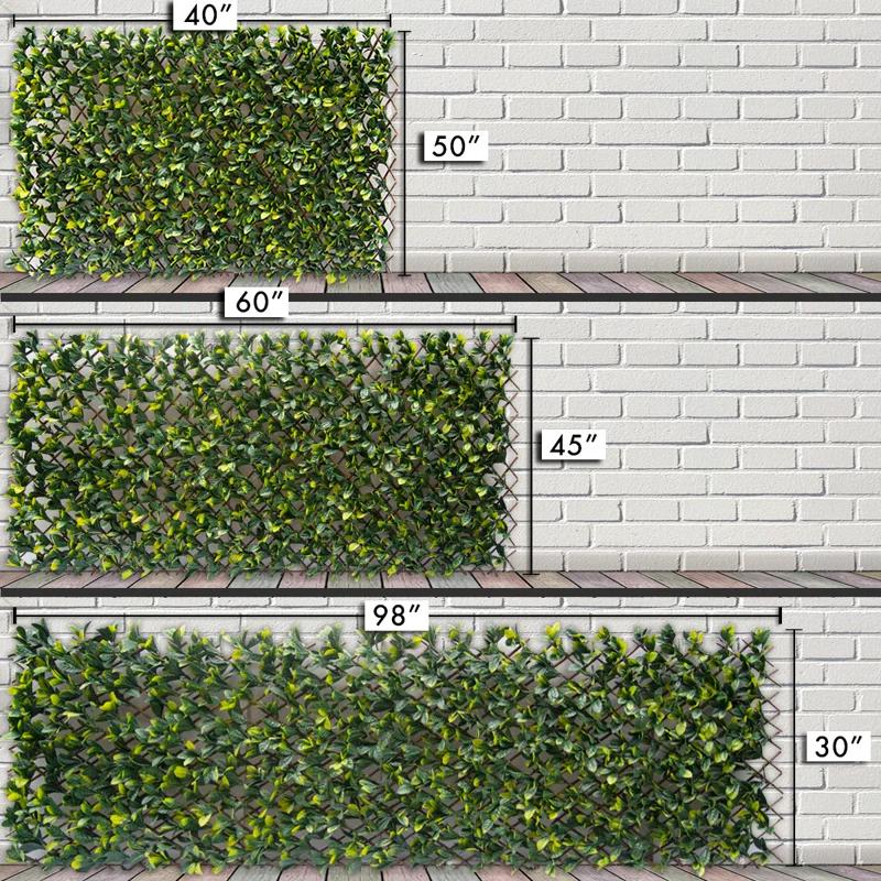 GreenSmart Dekor 30'' H x 98'' W Polyethylene Plastic