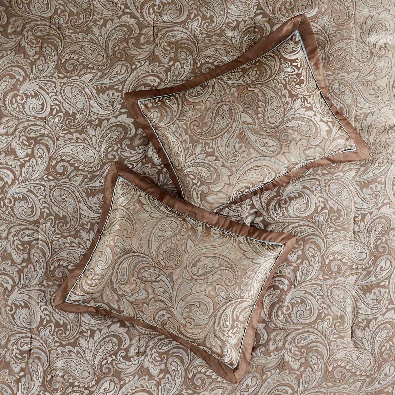 Madison Park Aubrey 12 Piece Comforter Set with Cotton Bed Sheets