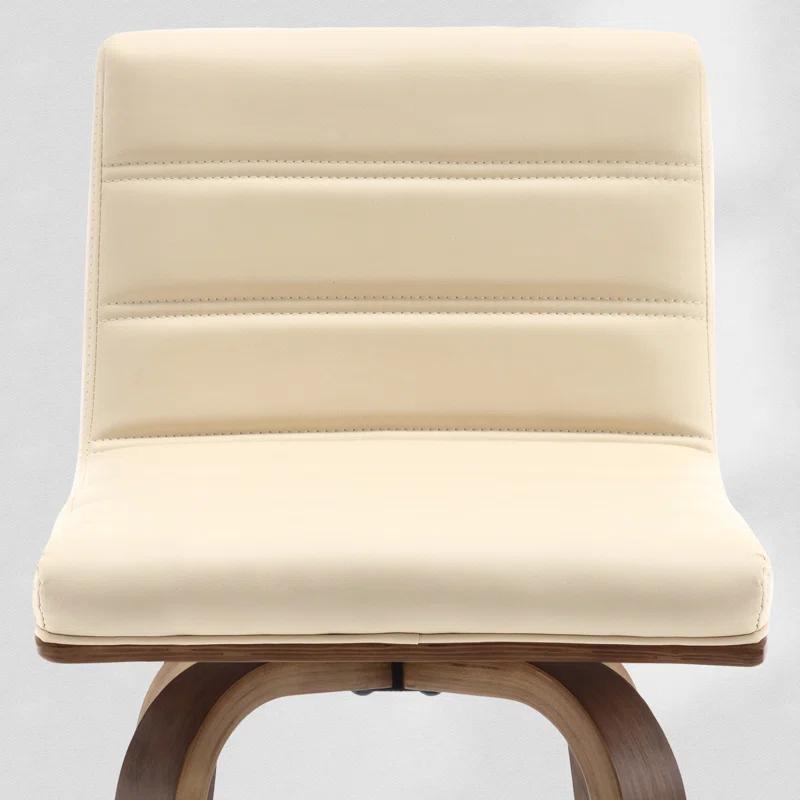 Corrigan Studio® Upholstered Swivel Stool (Set of 2)