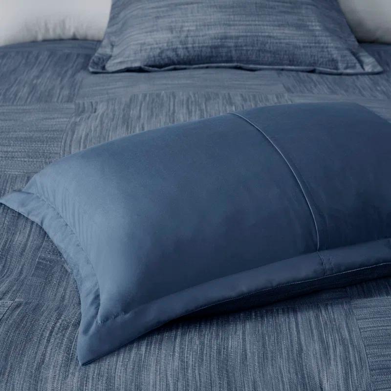 Madison Park Walter 7 Piece Printed Weave Seersucker Comforter Set