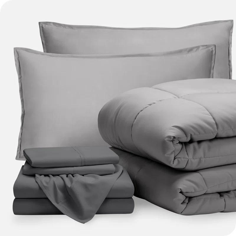 Bare Home 1800 Premium Microfiber Bed-In-A-Bag