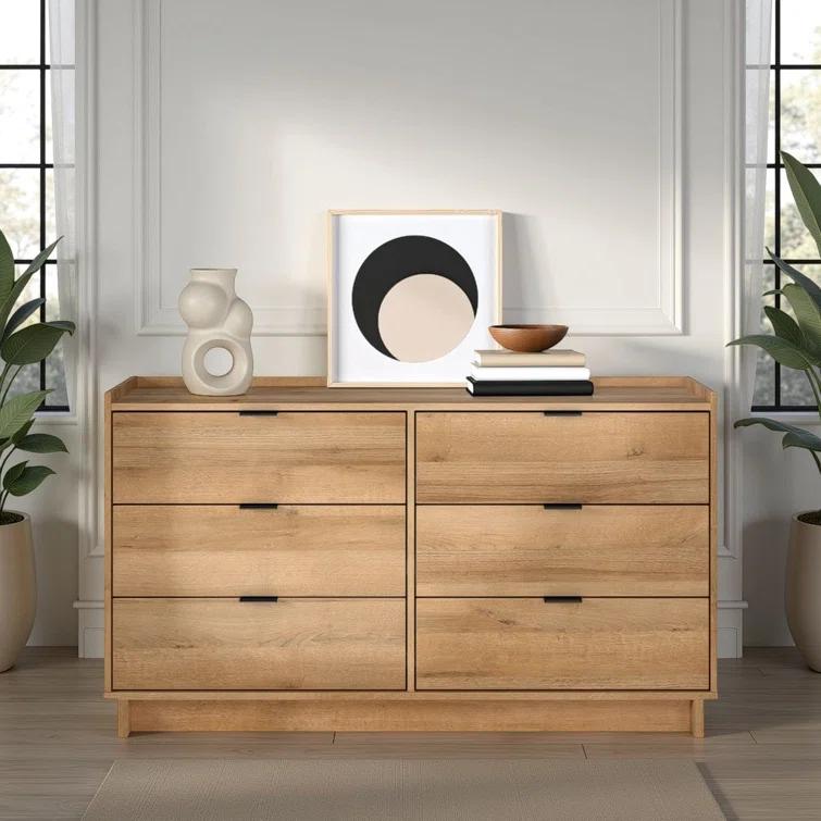 Wade Logan® Chaunta 52.5'' W 6 - Drawer Dresser