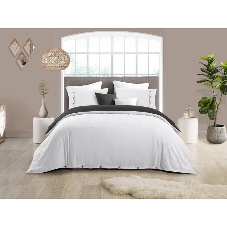 Swift Home Prewashed Microfiber Reversible Duvet Cover Set