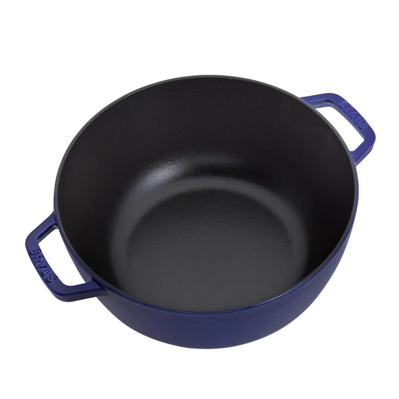 Staub ® Dark Blue Cast Iron 5-Qt. Essential French Oven