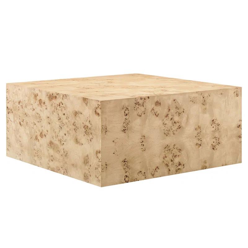 Modway Modway Cosmos 36" Square Burl Wood Coffee Table