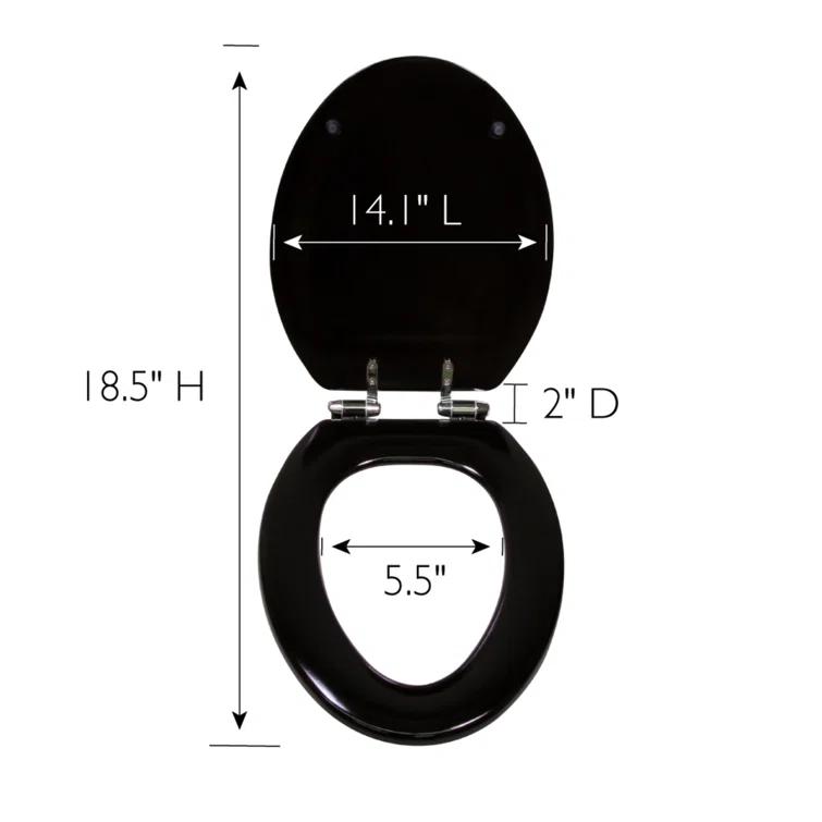 Design House Dalton Toilet Seat 560235-BLK