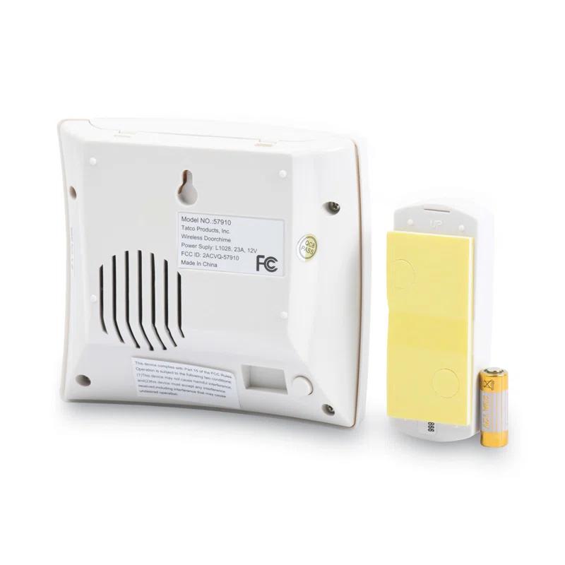 Tatco White Wireless Doorbell Kit