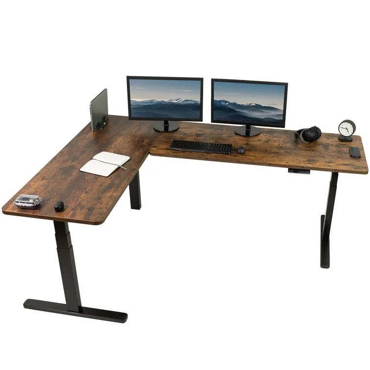 Vivo Electric 83" x 60" Stand Up Corner Desk