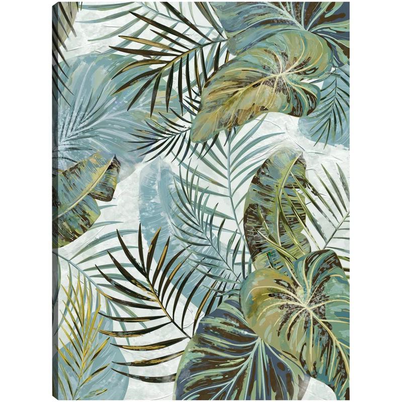 Bay Isle Home™ Palm Play I by Studio Arts Canvas Art Print