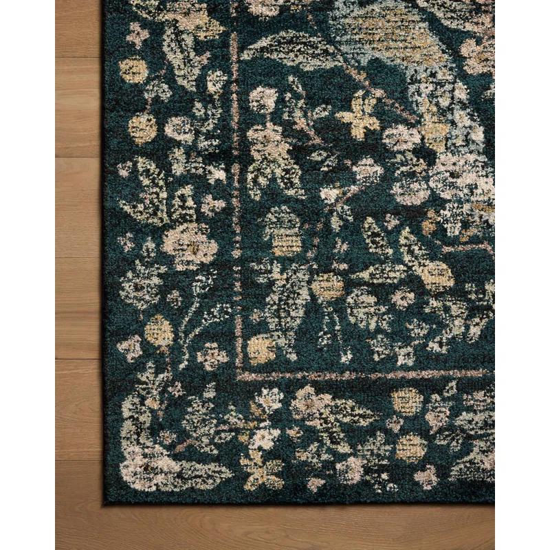 Rifle Paper Co. x Loloi Laurel Navy Area Rug