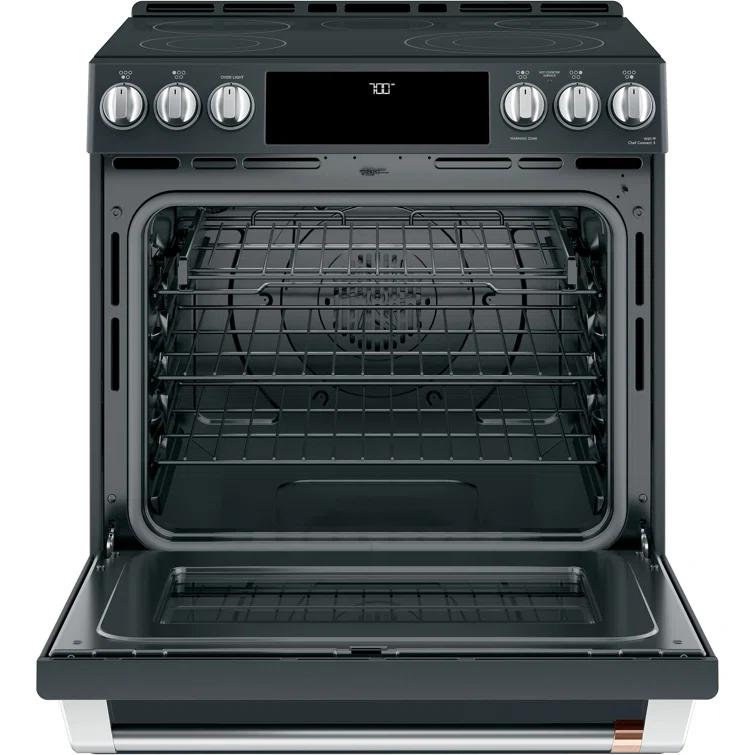 Café Café Kitchen Suite 30" 5.7 cu. ft. Smart Slide-in Electric Range with Convection Oven CES700P3MD1