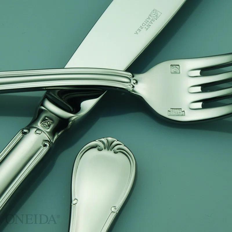 Oneida Donizetti Oval/Dessert Spoons by Sant' Andrea (18/10) (Set of 12)