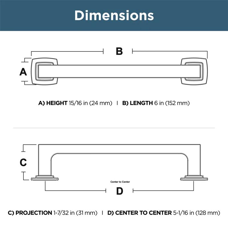 Franklin Brass Parow Bar Pull (Set of 10)