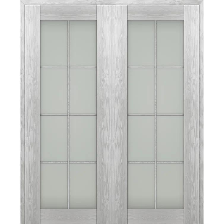 Belldinni Avon 8 Lite Solid + Manufactured Wood Paneled Prehung Door
