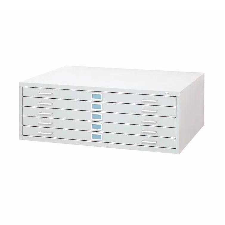 Five-Drawer Flat File Filing Cabinet