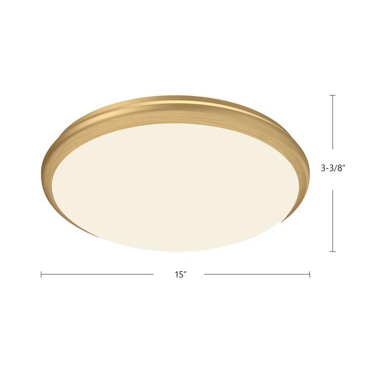 Kuzco Lighting Malta Glass LED Flush Mount