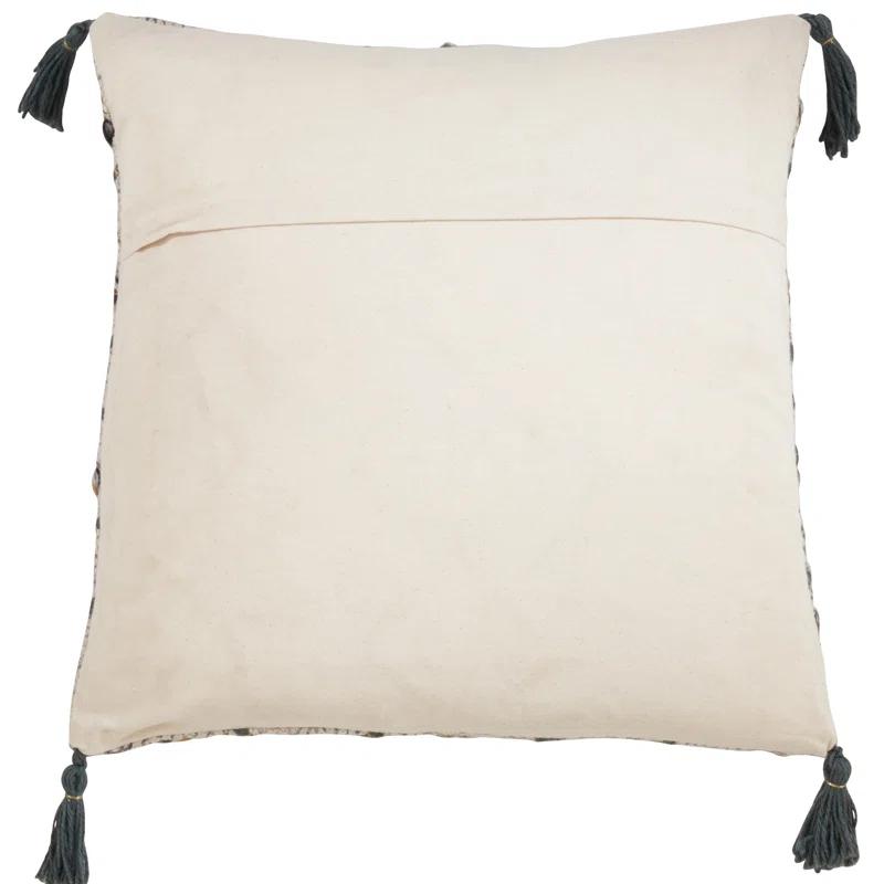 Saro Diamond Cotton Throw Pillow Cover & Insert | Wayfair